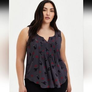 Torrid Her Universe Studio Ghibli Kiki's Delivery Service Jiji Blouse